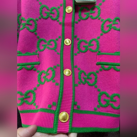 Gucci GG crew neck cardigan sweater - Picture 4 of 14